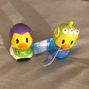 Disney Buzz Lightyear and Alien Rubber Duck Duo